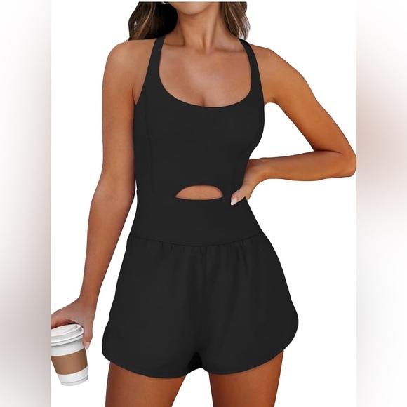 Caracilia One Piece Athletic Cutout Romper 💕 - Picture 10 of 10